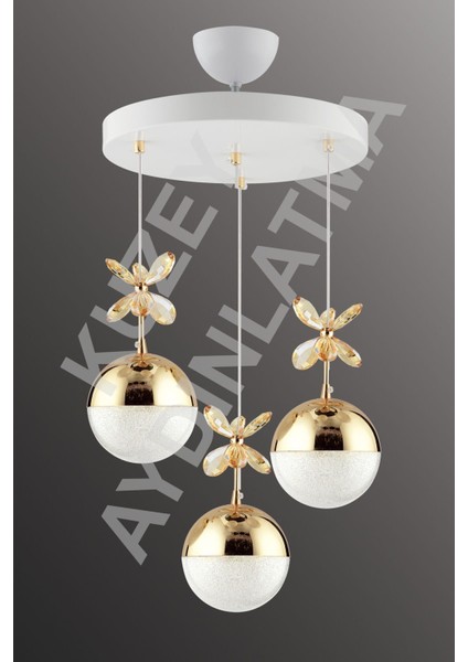 3'lü Kumandalı Renkli LED Aydınlatma, Beyaz Altın Tasarım fırsatları