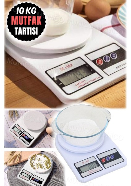 Dijital Mutfak Terazisi, 10 kg Kapasite, Hassas Ölçüm, Otomatik Kapanma, Pratik Kullanım indirimleri