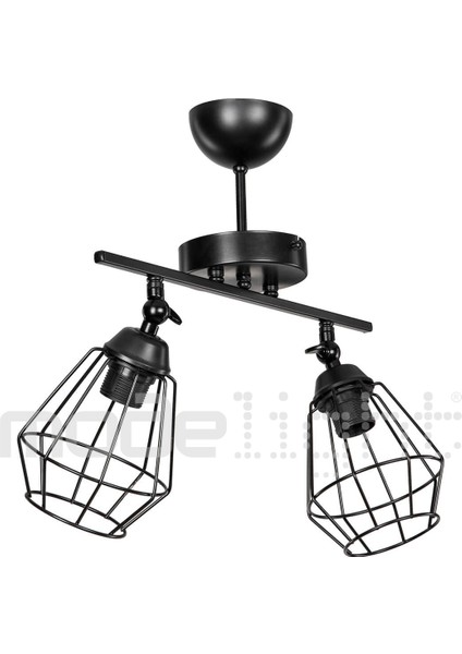 Şık Siyah 2'li Avize Seti, Modern ve Zarif Aydınlatma Çözümü modelleri