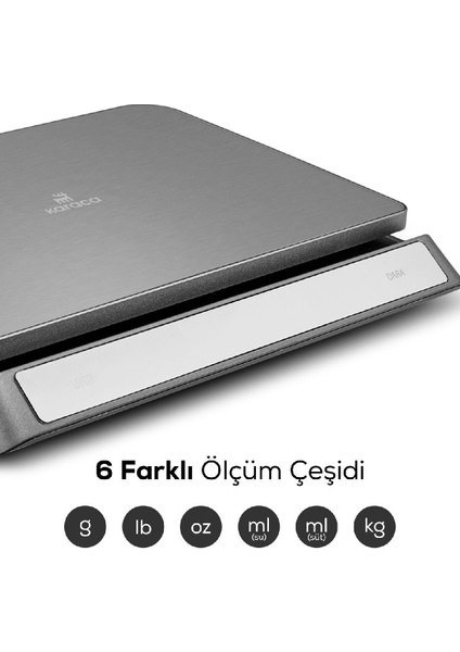 Paslanmaz Çelik Mutfak Tartısı 15 Kg, Hassas ve Kullanışlı Gastro Ölçüm Aracı modelleri