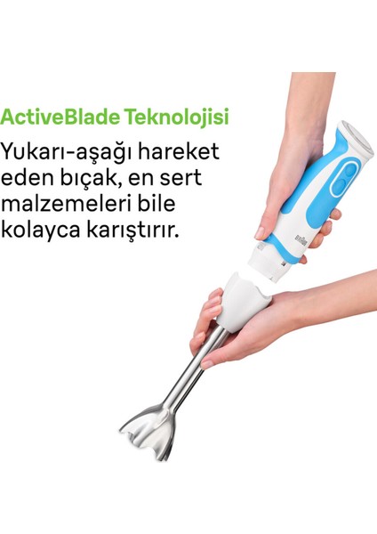 Renkli El Blender Seti, 1000 W Güç ve Çok Fonksiyon Özelliği