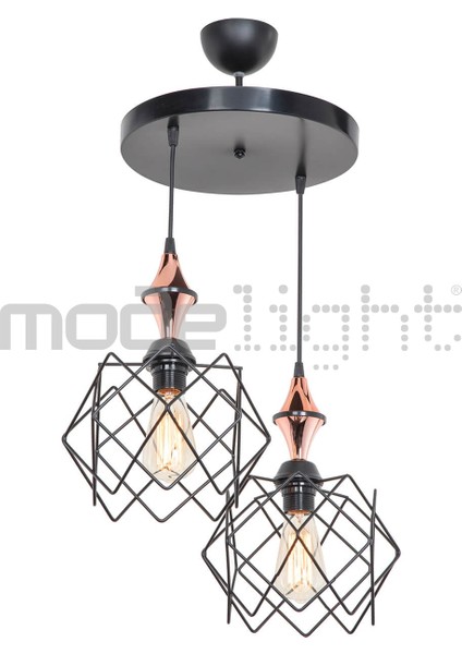 Iki Parçalı Metalik Avize, Şık ve Modern Tasarım, Evinize Zarafet Katın fiyatları