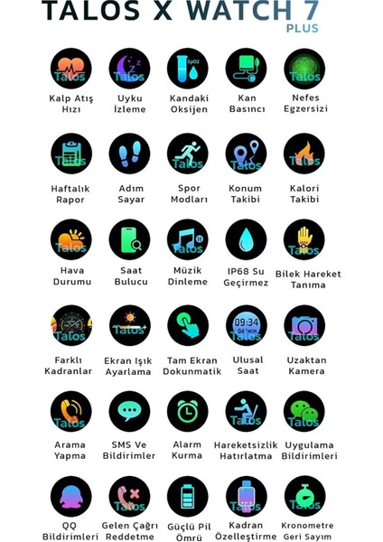 N78 Promax Akıllı Saat, Gps, Nfc, Nabız, Geniş Ekran, Ios ve Android Uyumlu