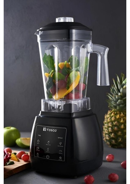 Güçlü 1600W, 2l Kapasiteli Çok Fonksiyonlu Siyah Blender modelleri