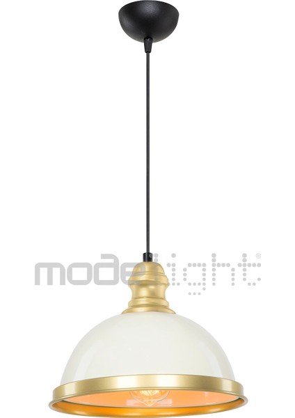 Şık Metal Sarkıt Kırık Beyaz ve Turuncu, Modern Tasarım Aydınlatma Monrusu