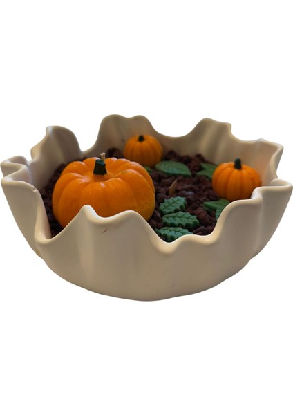 Balkabağı Kase Mum