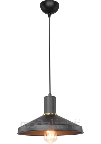 Modern Siyah Tekli Sarkıt Lamba, Şık ve Sade Tasarım. fiyatları