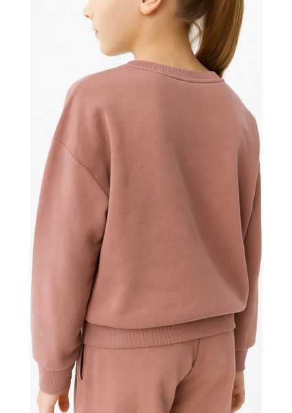 Kız Çocuk Eşofman Takımı – Gül Kurusu Renk, Rahat Kalıp, Mevsimlik Pamuklu Kumaş | Kr Kids Boutique fiyatları