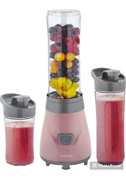 Pembe Renkli Çok Fonksiyonlu Personel Blender ile Lezzetli Smoothie Keyfi