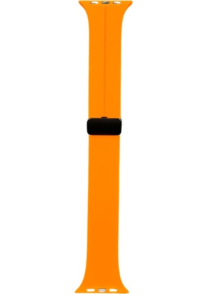 Silikon Mıknatıslı Akıllı Saat Kordonu 42/44/45/49MM (Large - Uyumlu)