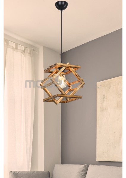 Paro Tekli Ahşap Sarkıt, Şık ve Modern Aydınlatma Seçeneği fırsatları