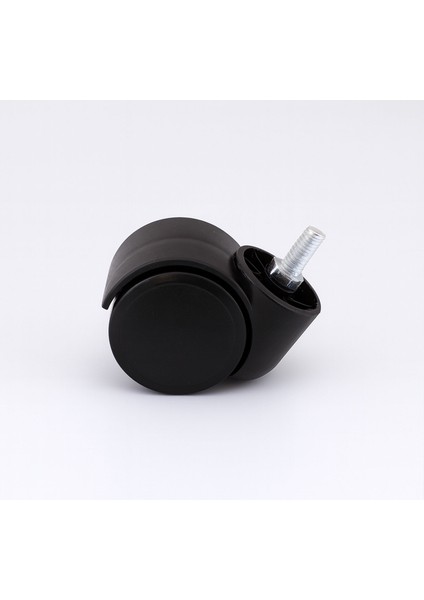 Koltuk Tekeri Dönerli M8 Civatalı Siyah Renk Dayanıklı Plastik Mobilya Sandalye Ofis Yedek Tekerlek