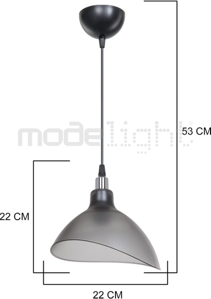 Füme Renkli Çok Amaçlı Sarkan Lüx Aydınlatma Parçası fırsatları