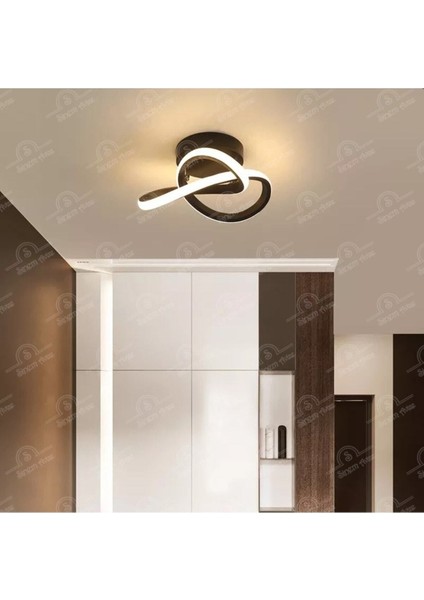 Modern Siyah Beyaz LED Plafonyer, Şık ve Güçlü Aydınlatma Parçası indirimleri