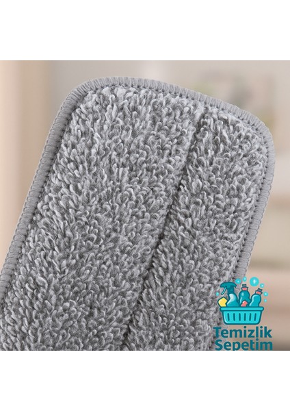 Portatif Mikrofiber Spreylı Mop Seti, Temizlik Taraağı Hediye