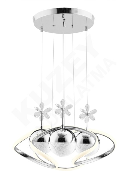 3'lü Toplu Ledli Deniz Aydınlatma Seti, Metalik Tasarım