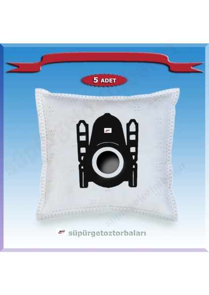Profılo Vs 6 Pt 08/04 Süpürge Toz Torbası 5'li Paket