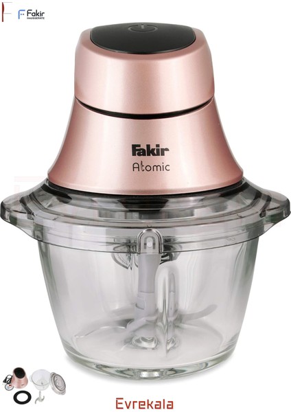 Pembe Cam Rondo Doğrayıcı 600 W 1 Lt, Şık ve Pratik Mutfak Arkadaşı