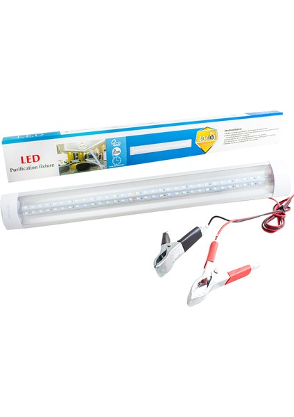 Merled 12 Volt 20 Watt T8 LED Ampul 60 cm Akü Maşalı (5 Adet)