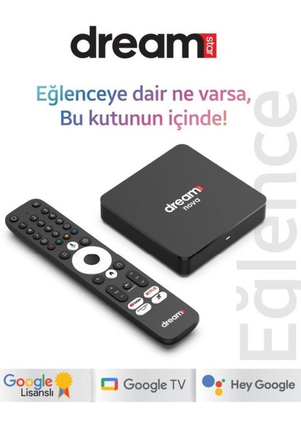 Yüksek Performanslı Android Tv Kutusu 2gb Ram 32GB Hafıza, Siyah Renk