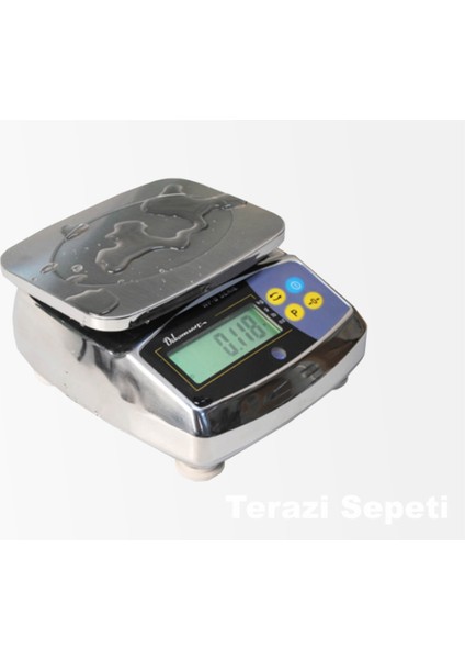 30 kg Paslanmaz Gövdeli Dijital Tartı, 1 Gr. Hassasiyet, 2 Yıl Garanti