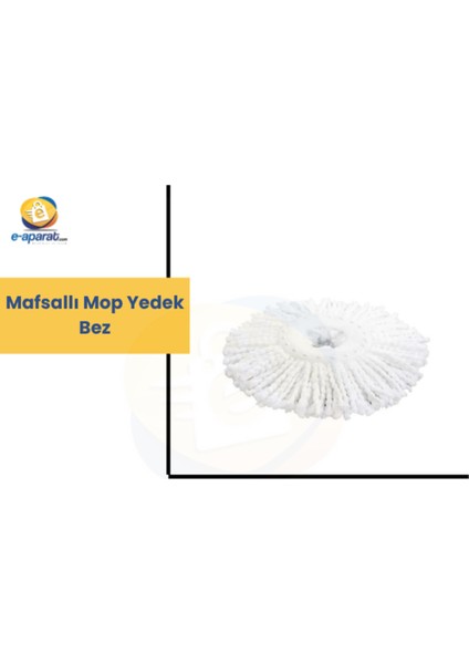 Mafsallı Temizlik Bezi TP-855, Yedek Mop Bez, Pratik ve Dayanıklı Temizlik Seti