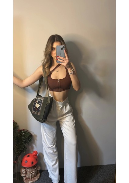 Haki Renkli, Baskılı, Şık ve Kullanışlı Postacı Çanta, Tarzınıza Tarz Katacak. indirimleri