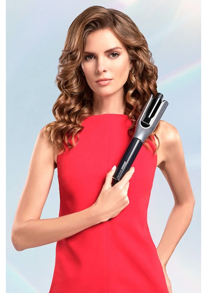 Otomatik Dönebilen 22MM Bukle Saç Maşası, Şık ve Pratik Kullanım, Platin Gri indirimleri