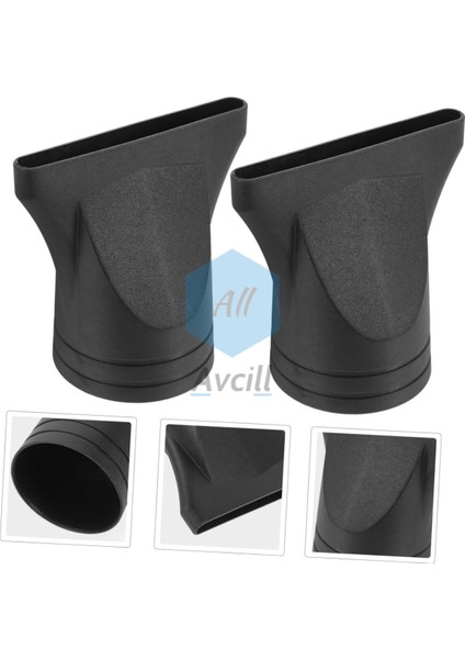 Siyah Dar ve Geniş Yedek Başlık, Profesyonel Fön Makineleri Için Uyumlu modelleri