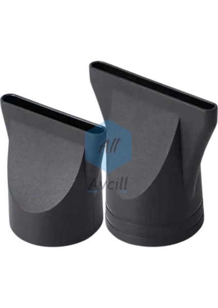 Siyah Dar ve Geniş Yedek Başlık, Profesyonel Fön Makineleri Için Uyumlu