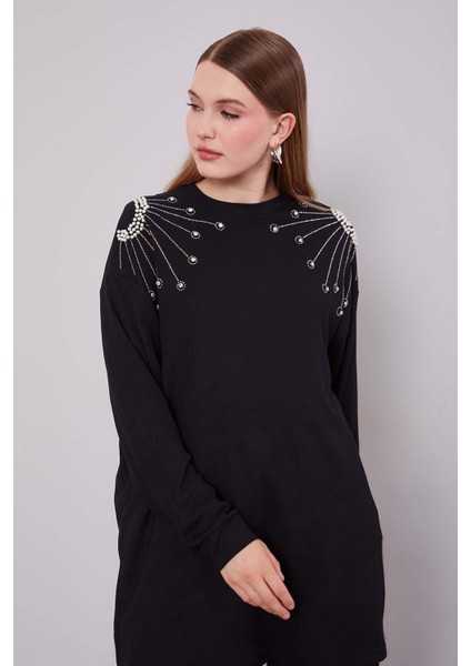 Siyah Omuz Yıldız Taş Detaylı modelleri