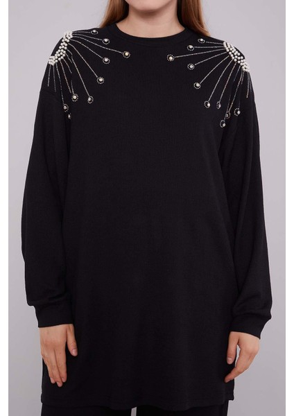 Siyah Omuz Yıldız Taş Detaylı fırsatları