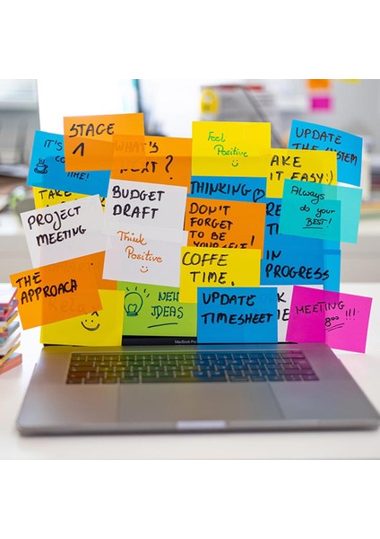 Elektrostatik Beyaz Akıllı Not Kağıdı 7X10CM - 100 Sayfa fırsatları