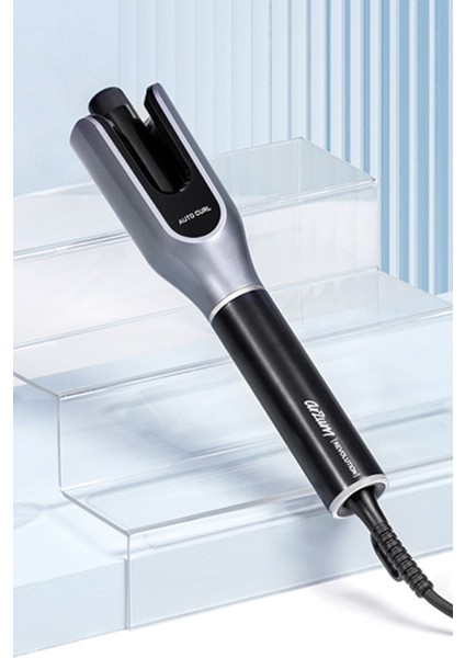 Otomatik Dönebilen 22MM Bukle Saç Maşası, Şık ve Pratik Kullanım, Platin Gri