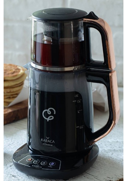 Sesli Çay Makinesi, Şık ve Kullanışlı Tasarım, Siyah Renkli Keyifli Kullanım