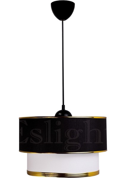 Şeritli Siyah-Gold Tekli Sarkıt Avize E105, Şık ve Modern Aydınlatma Seçeneği fırsatları