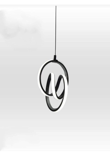 Beyaz LED Avize, Modern ve Şık Oturma Odası Aydınlatması