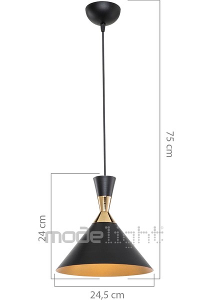 Modern Metal Sarkıt Lamba, Siyah ve Altın Tonlarında Şık Aydınlatma. modelleri