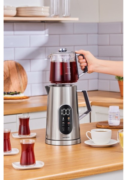 Dijital Çift Cidarlı Çelik Gövdeli Çay Makinesi, Modern ve Şık Tasarım fiyatları