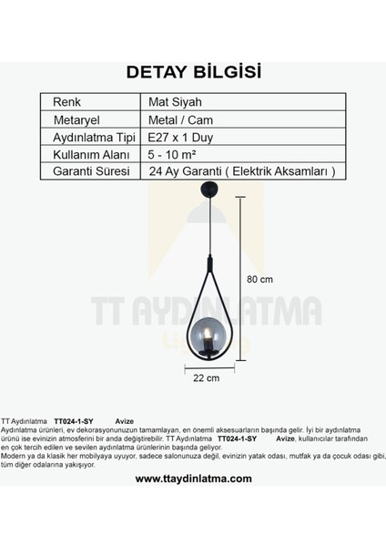 Şık Siyah Tekli Avize, Modern ve Hafif Tasarım, Ev ve Ofis Için Uygun modelleri