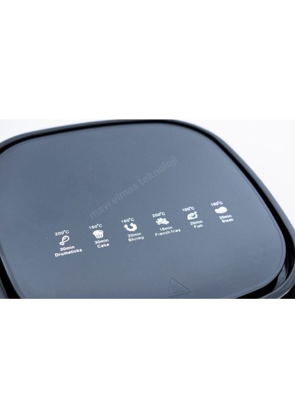 Sağlıklı ve Pratik Kullanım Için Hava Fritöz, Siyah Renkli, Kompakt Tasarım modelleri