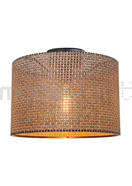 38 cm Silindir Avize, Kahverengi, Şık Tasarım, Salon, Çocuk, Yemek, Yatak Odası, Antre, Mutfak fiyatları