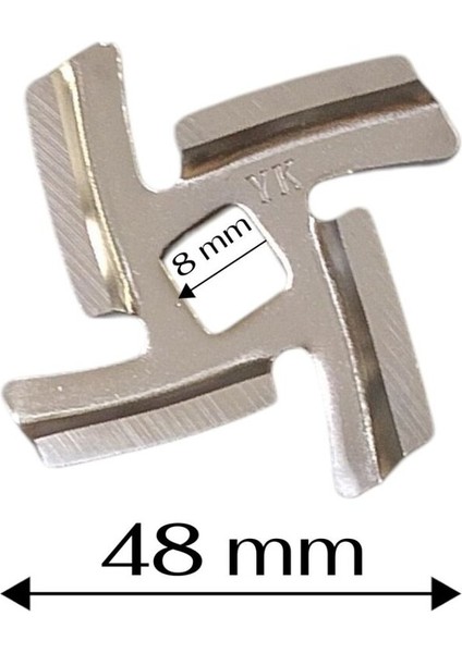 Iki Parça Metal Delikli Ayna ve Kesici Bıçak Seti, Yedek Parça, Dayanıklı ve Uyumlu modelleri