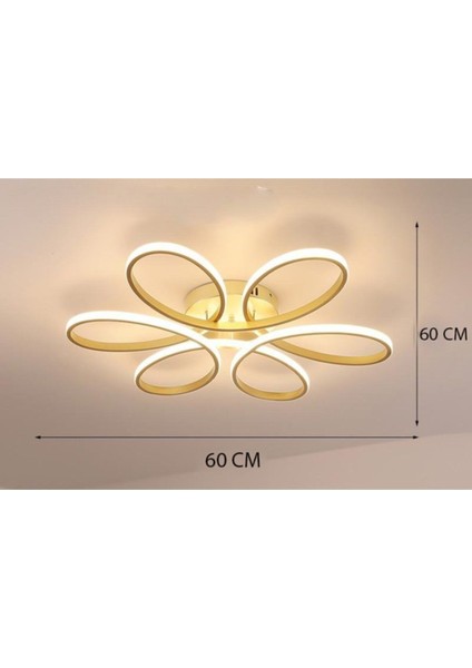 Modern Stella Ledli Plofonyer Avize, Kumandalı, Şık ve Şık Tasarım modelleri