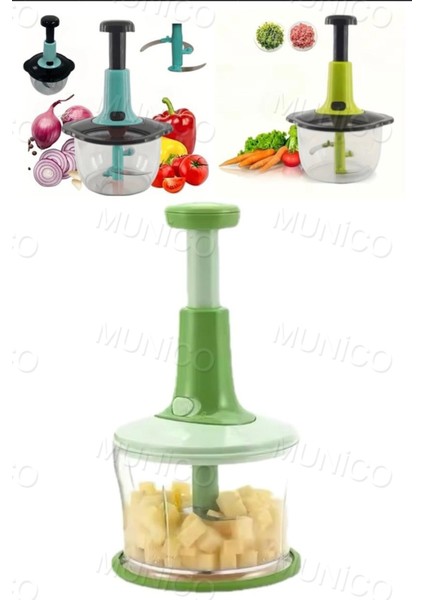 Ev Tipi Manuel Sebze ve Et Kıyma Makinesi Sarımsak Öğütücü Çırpıcı modelleri