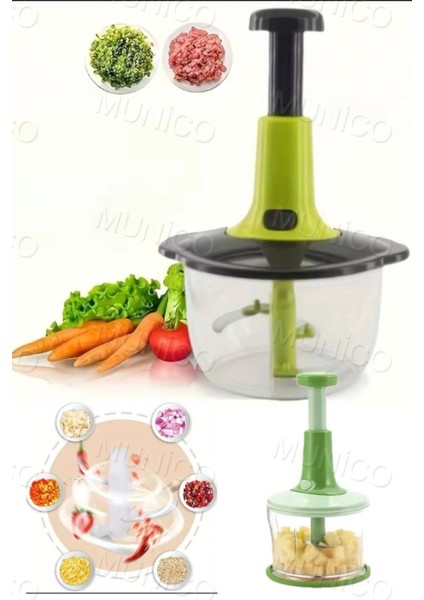 Ev Tipi Manuel Sebze ve Et Kıyma Makinesi Sarımsak Öğütücü Çırpıcı fırsatları