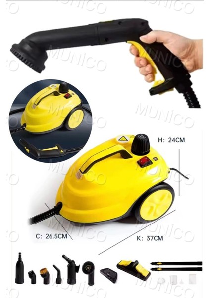 Çok Amaçlı Buharlı Temizleme Makinesi, Kapasiteli ve Profesyonel Kullanım