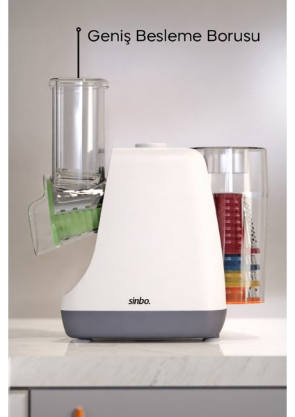 Çok Fonksiyonlu Otomatik Doğrayıcı, Rende ve Dilimleme Makinesi, Beyaz Renk fırsatları