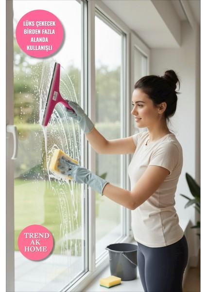 Lüks Çekecek Cam Sileceği-Aynalar,camlar,fayanslar,banyo,mutfakta,araba Vb. Alanlarda (33 cm 1 Adet)