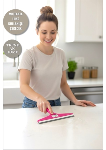 Lüks Çekecek Cam Sileceği-Aynalar,camlar,fayanslar,banyo,mutfakta,araba Vb. Alanlarda (33 cm 1 Adet)